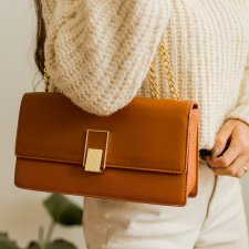 Karmelowa torebka nowa