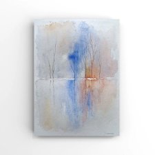 Pejzaż-akwarela formatu 32/24 cm