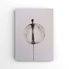 Postać-akwarela formatu 32/24 cm