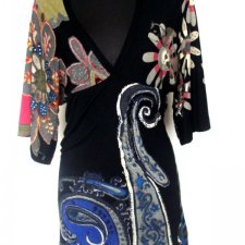 DESIGUAL -  WZORZYSTA BLUZKA