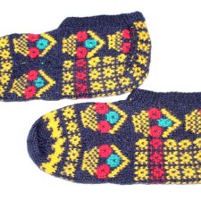 SKARPETY kapcie scandinavian style hand made 37-38