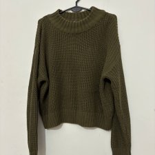 H&M Divided Sweater • L • 50% Acrylic / 50% Cotton • Khaki