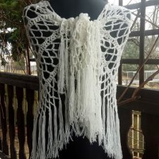 Chusta BOHO z frędzlami