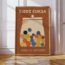 Plakat 42 x 54,9 cm cukierki