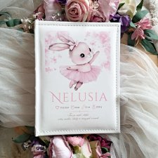 KRÓLISIA album personalizowany prezent na chrzest roczek metryczka urodzenia