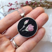 Naszyjnik Wieczór w magnoliach okrągły