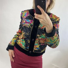 Yarell pikowana kurteczka lata 80te