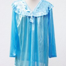 BLUE VINTAGE BLUZKA KOSZULKA