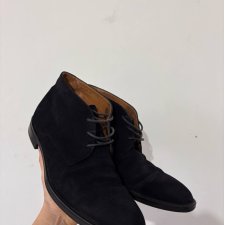 Hugo Boss — męskie buty z naturalnego zamszu, r. 43