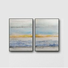 Abstrakcja-dwie akwarele