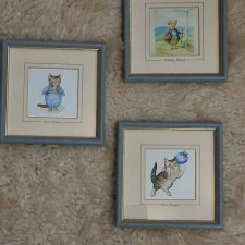 Obrazki Beatrix Potter z serii 422 /Tom kitten/  Miss Moppet / Pigling Bland