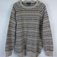 Blue Harbour Marks & Spencer wełniany sweter lambswool rich / XL