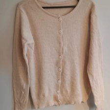 Kardigan wełniany. 80 % wełna jagnięca.