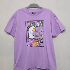 T-shirt - VEGAN GĘŚ SMALEC Z FASOLI (UNISEX L)