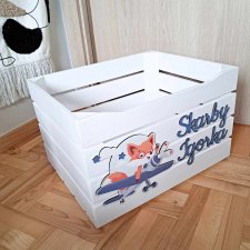 POJEMNIK NA ZABAWKI skrzynia na zabawki prezent meble dziecięce