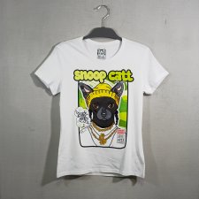 T-shirt SNOOP CAT (DAMSKA XXL) biała