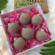 Bombki na choinkę, Ozdoby świąteczne, Zestaw bombek choinkowych