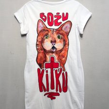 Sukienka / Tunika - Bożu Kitku /  rozmiar XXL / biała