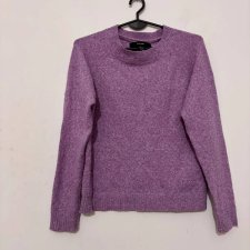 Szałowy fioletowy sweter Vero Moda XS miękki ciepły klasyczny krój