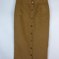 GOKX for TU spódnica midi tkanina zamszowa / 10R - M