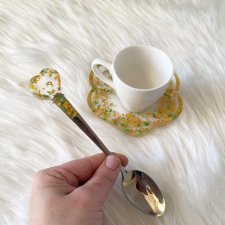 Ozdobna podstawka i łyżeczka do Twojego ulubionego kubka