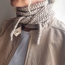 Szalissant – mini szalik z wełny merynosów extra fine - na zamówienie