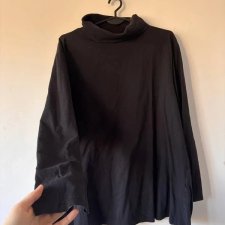 Czarny bawełniany golf basic XXXL / 46 / 18·Bardzo dobry·