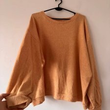 Sweter Clockhouse – morelowy, miękki, oversize z wiskozą 4XL / 48 / 20·Bardzo dobry·Clockhouse