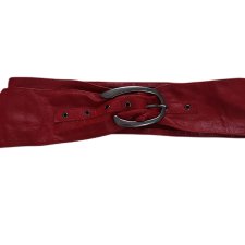 Skórzany szeroki pas