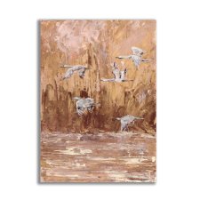 Obraz ręcznie malowany  "Lot nad Złotą Rzeką"