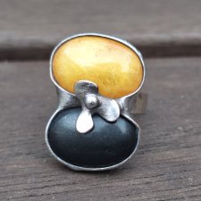 Pszczółka - pierścionek regulowany