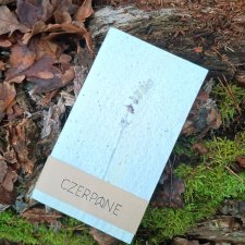 Notatnik czerpany papier lawenda