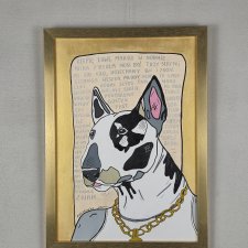 Obraz / grafika - BULLTERIER - A3
