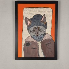 Obraz - KOT RYSZARD - A3