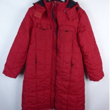 Cotton Traders ocieplana dłuższa kurtka płaszcz z kapturem / 16 - 42