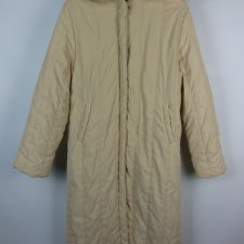 Corte dei Gonzaga ocieplany długi płaszcz z kapturem / L