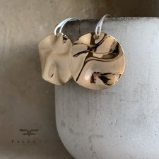 Kolczyki Koła Złote - Krzywe Zwierciadło