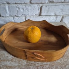 Stara drewniana taca