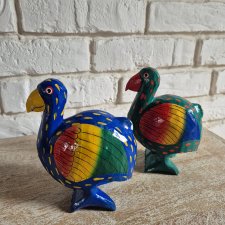 Drewniane figurki ptaków vintage