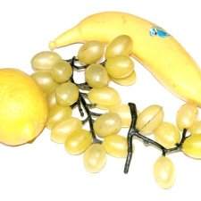 SZTUCZNE owoce  PRL  vintage