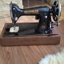 Oryginalna zabytkowa maszyna do szycia mundlos original victoria