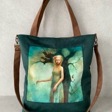 Duża torba na ramię z serii Duchy lasu