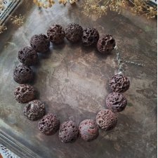 Naszyjnik lawa wulkaniczna