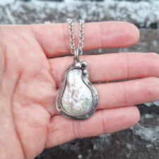 Perła po prostu - wisiorek