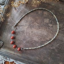 Naszyjnik jaspis dalmatyński