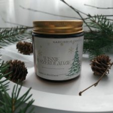 Świąteczna świeca sojowa Wiśnie w czekoladzie