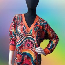Bluza damska Kolorowe mazaje