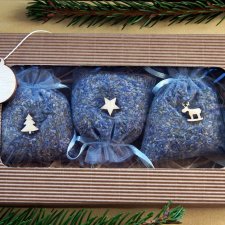 Woreczki zimowe suszona lawenda