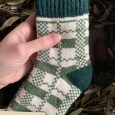 Nowe ciepłe skarpetki retro