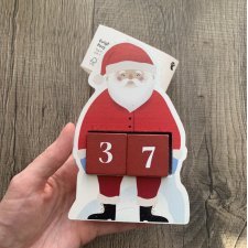 Nowy kalendarz adwentowy Mikołaj tiger znak odliczanie do świąt